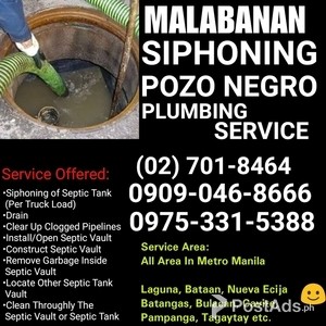 MAKATI CITY MALABANAN SIPHONING POZO NEGRO 09090468666 09753315388 | PostAds PH