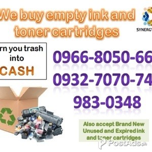Buyer of empty ink and toner cartridges also accept brand new | PostAds PH