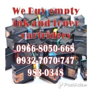 We buy empty ink cartridges | PostAds PH