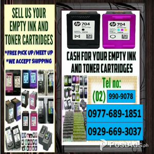 Buyer of Empty Ink Cartridges and Toners | PostAds PH