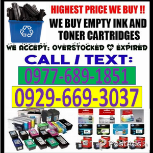 Trusted and Legit Buyer of Empty Ink Cartridges and Toners | PostAds PH