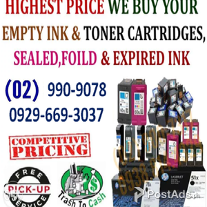 Highest Price Buyer of Expired and Empty Ink Cartridges and Toners | PostAds PH