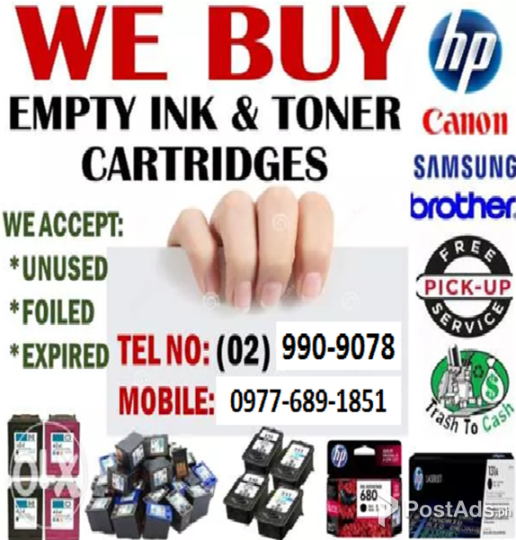 Legit Buyer of Empty Ink Cartridges and Toners