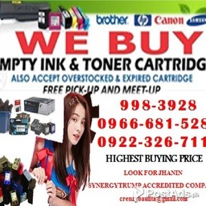 We buy Expired Unused Buyer of Empty Ink Cartridges and Toner | PostAds PH
