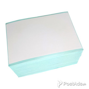 4 x 6 Plain White Self Adhesive Printable Sticker | PostAds PH