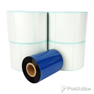 8 Rolls 4x2 Plain White Barcode Labels | PostAds PH