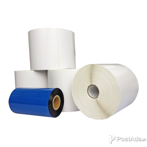 8 Rolls 4x3 Plain White Barcode Labels