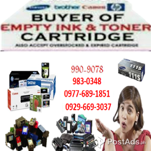 Trusted and Legit Buyer of Empty Ink Cartridges and Toners | PostAds PH