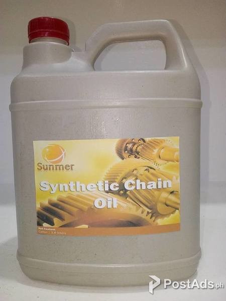 SYNTHETIC CHAIN OIL IN GALLON