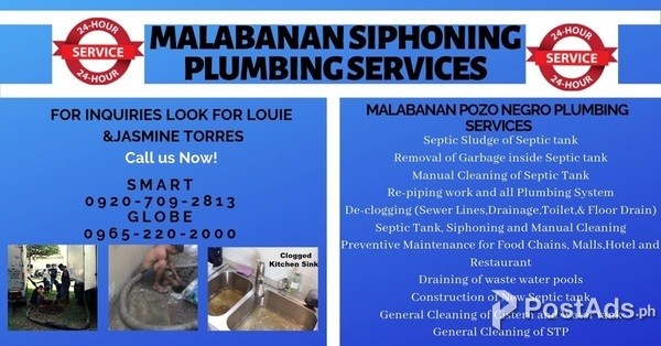 CAVITE MALABANAN SIPHONING DECLOGGING SERVICES