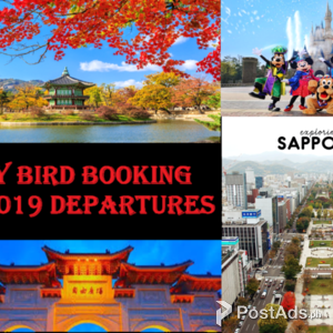 EARLY BIRD BOOKING FOR 2019 DEPARTURES | PostAds PH