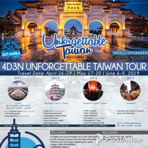 UNFORGETABLE TAIWAN | PostAds PH