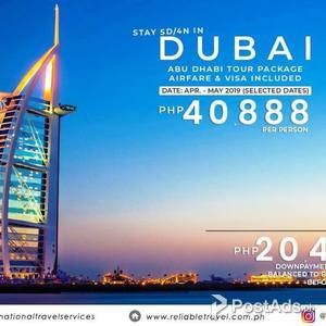 5D4N Dubai-Abu Dhabi Tour Package + Airfare & visa | PostAds PH