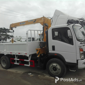 Euro 4 6 Wheeler Boom Truck by Sinotruk | PostAds PH