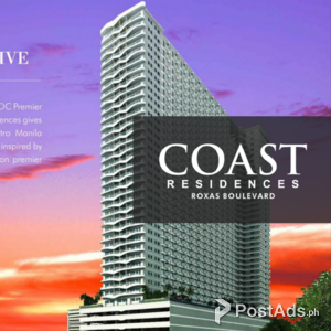 Coast Residences - Studio Unit | Condominium for Sale Pasay | PostAds PH