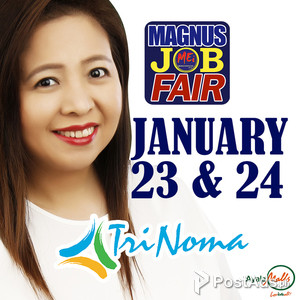 Magnus Job Fair Oh Start the year right Year 7: January 23 & 24, 2019 | PostAds PH