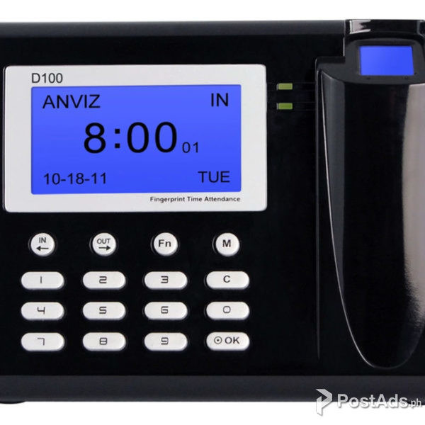 ANVIZ D100 Biometrics With FREE Payroll Software