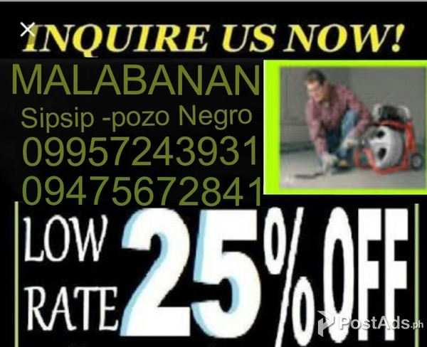 Malabanan esiphoning pozo Negro plumbing SERVICES: Siphoning Pozo Negr