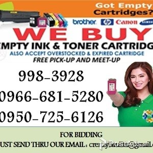 We Buy Buyer of Empty Ink Cartridges and Toner | PostAds PH