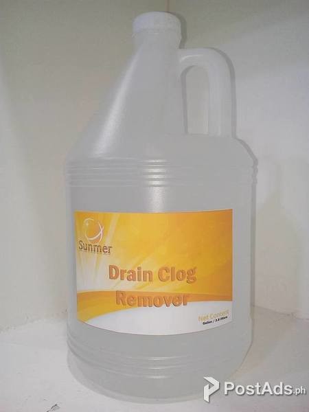 DRAIN CLOG REMOVER IN GALLON