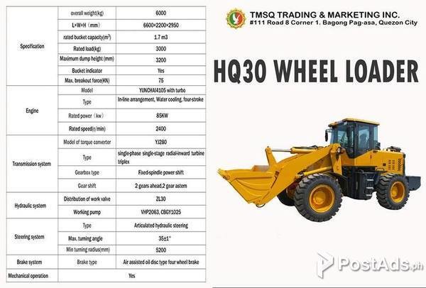 1.70 Cubic HQ-30 Payloader