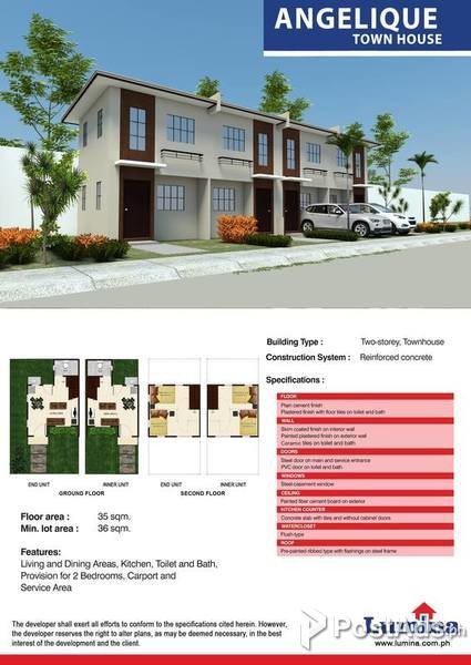 FOR SALE AFFORDABLE TOWNHOUSE IN BULACAN BY JANROSCH, LUMINA-ANGELIQUE