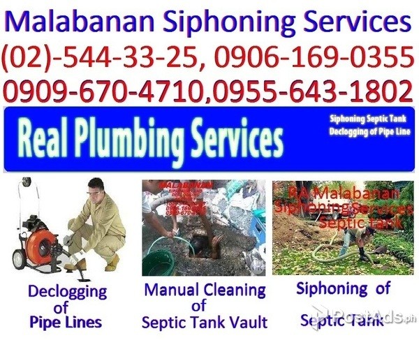 Malabanan Siphoning Services Caloocan City,02-5443325 09556431802
