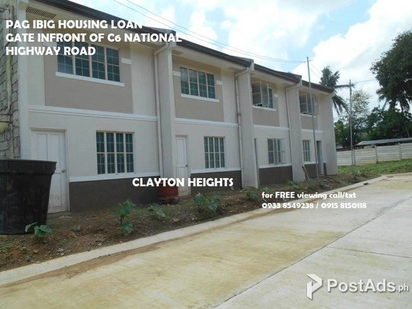 Affordable House and Lot Loan thru Pag ibig Clayton Heights near QC