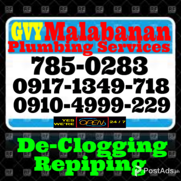 YuloVinar malabanan plumbing services 701-1336 / 785-0283 / 987-6313