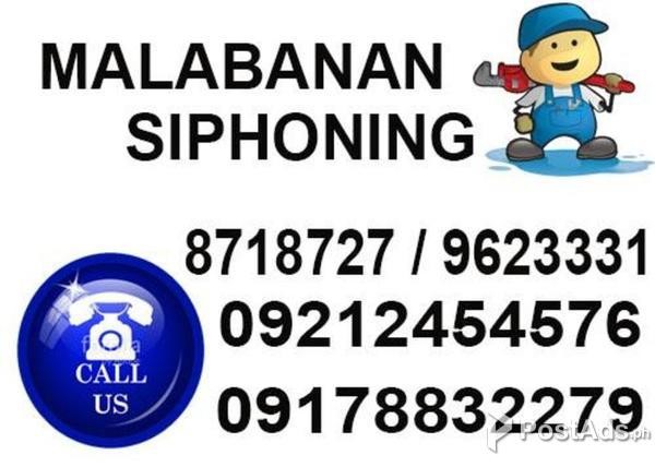 Malabanan siphoning services Baliuag Bulacan 8718727 / 09178832279