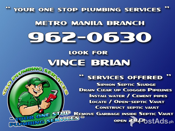 GLO Malabanan Plumbing Siphoning Services 09397434206/09391065863