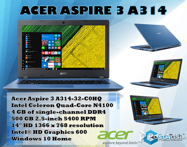 Laptop Acer Aspire 3 A314-32-C0HQ