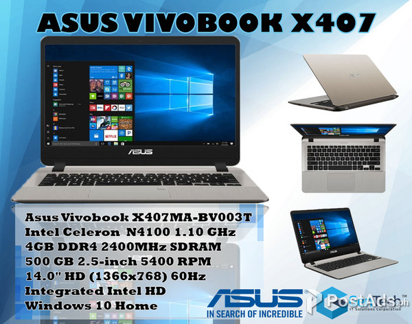 Laptop Asus Vivobook X407MA-BV003T
