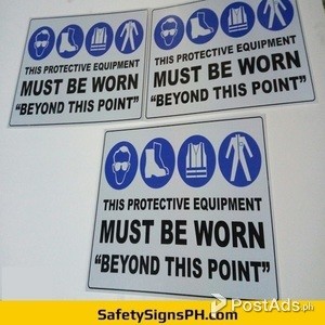Construction Safety Signages Philippines | PostAds PH