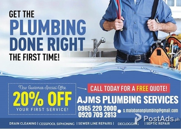 LOCAL AREAS AJMS Sip Sip Pozo Negro Tanggal Bara Plumbing Services