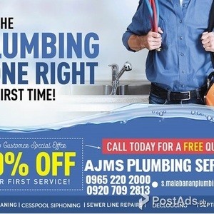 LOCAL AREAS AJMS Sip Sip Pozo Negro Tanggal Bara Plumbing Services | PostAds PH