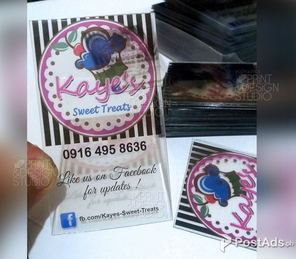 Prints - Business Cards (Transparent / Standard)