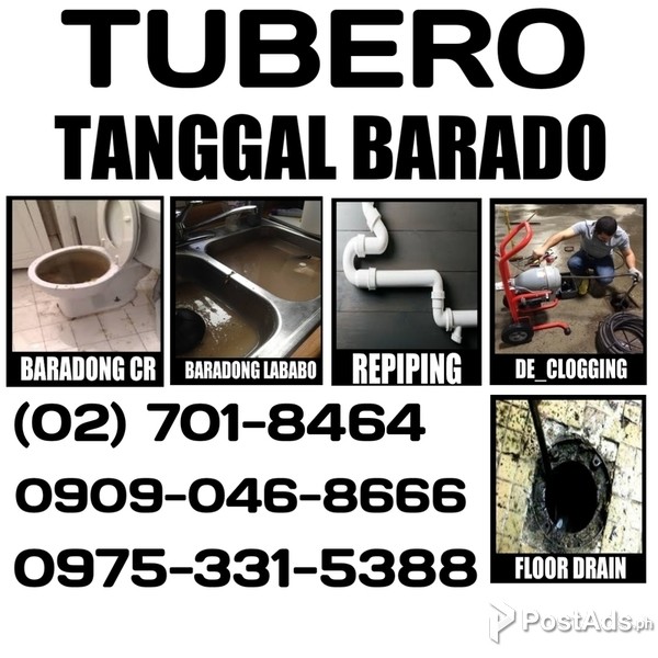 PASIG CITY TUBERO TANGGAL BARADO (02) 701-8464 09090468666 09753315388