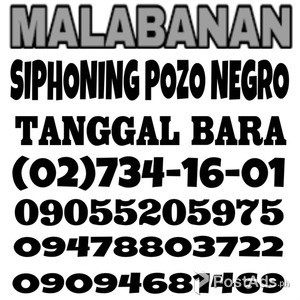 24/7 Malabanan Siphoning pozo negro and plumbing services 027341601 | PostAds PH