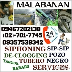 MALABANAN SIPHONING SEPTIC TANK MALABON9467202138 701-7745 09357538342 | PostAds PH