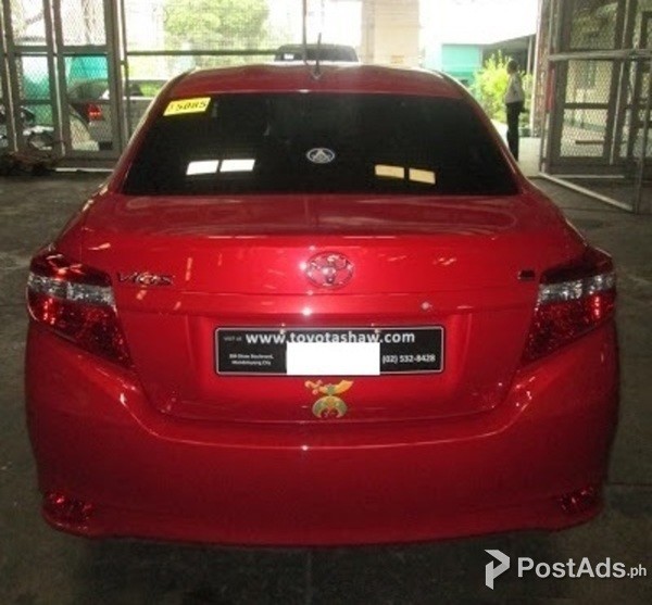 TOYOTA VIOS RED FOR RENT!!