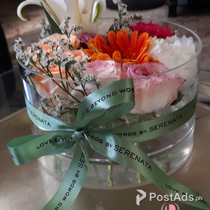 Acrylic Flower Case(Box type and Cylinder type) | PostAds PH