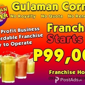 Gulaman corner food cart franchise business | PostAds PH