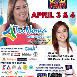 Magnus Job Fair : Trinoma Activity Center - April 3 & 4, 2019 | PostAds PH