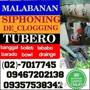 MARIKINA TUBERO DE_CLOGGING TANGGAL BARA SERVICES 09467202138 701-7745 | PostAds PH
