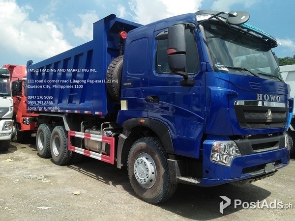 24.  HOWO A7 - T7 front face 10 Wheeler Dump Truck 20m³