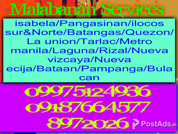 Paranaque Malabanan siphoning services 09154781390