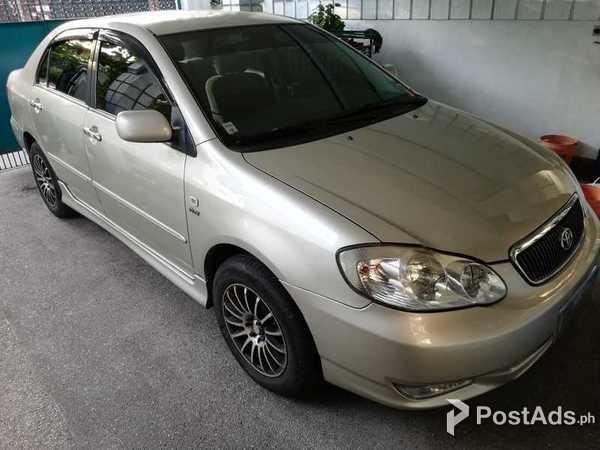 RUSH! 2005 Toyota Corolla Altis 1.6 Matic Sporty with Mags , sideskirt