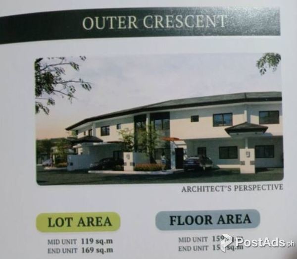 OUTER-CRESCENT TOWNHOUS PRISTINA NORTH RESIDENCES -TALAMBAN, CEBU CITY