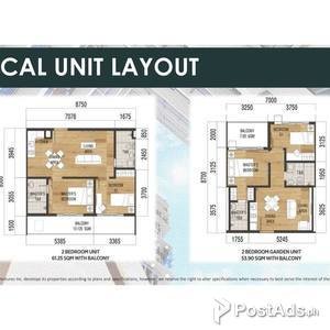 TWO-BEDROOM WITH BALCONY BE RESIDENCES in Lahug Cebu City | PostAds PH